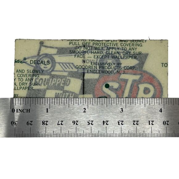 Vintage 60s 70s Lot of 4 STP Oil Stickers Auto Racing Motorsports Indy 500 NOVI - Picture 4 of 7
